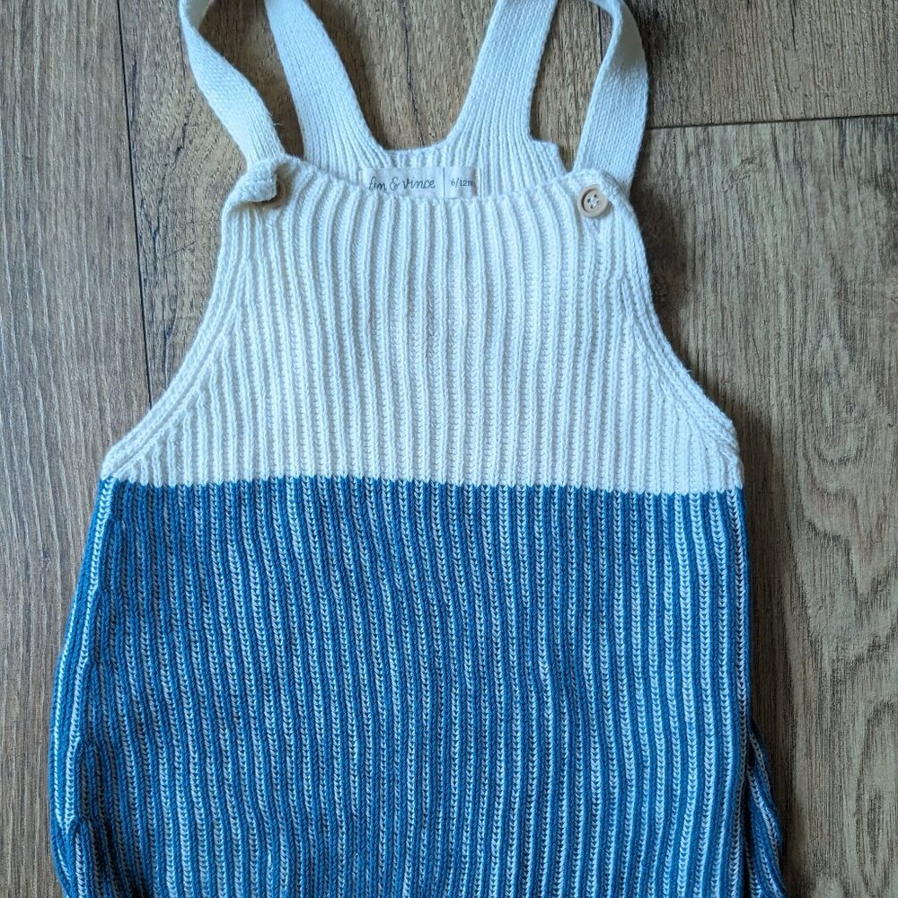 Fin & Vince Field Romper in Ocean